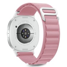 Nylonový řemínek Tech-Protect pro Samsung Galaxy Watch 8 / Classic (40 / 44 / 46 mm), růžový