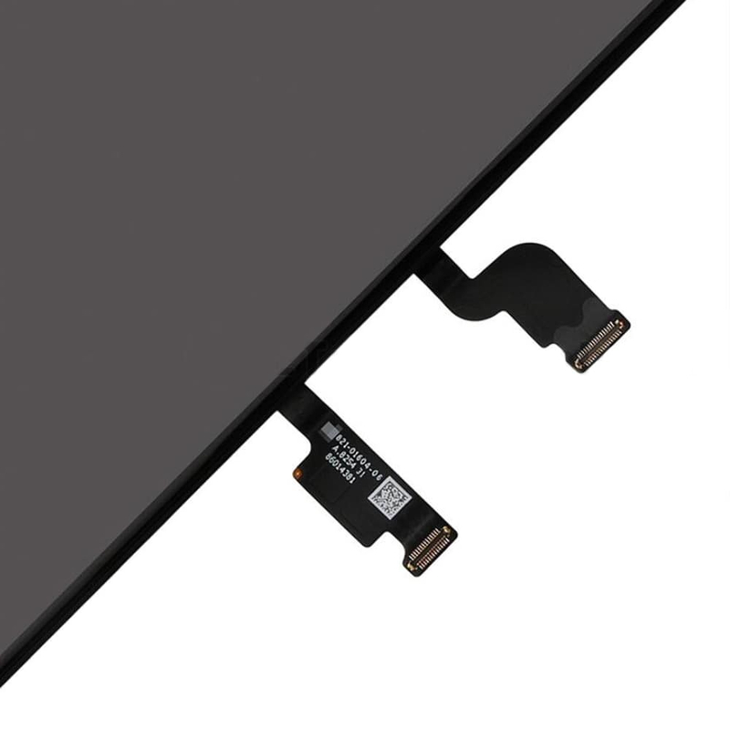 MULTIPACK - Fekete OLED kijelzős iPhone XS Max + ragasztó a kijelző alatt + 3D védőüveg + szerszámkészlet