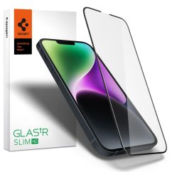 Ochranné tvrdené sklo Spigen Glass Fc iPhone 13 / 13 Pro / 14 Black