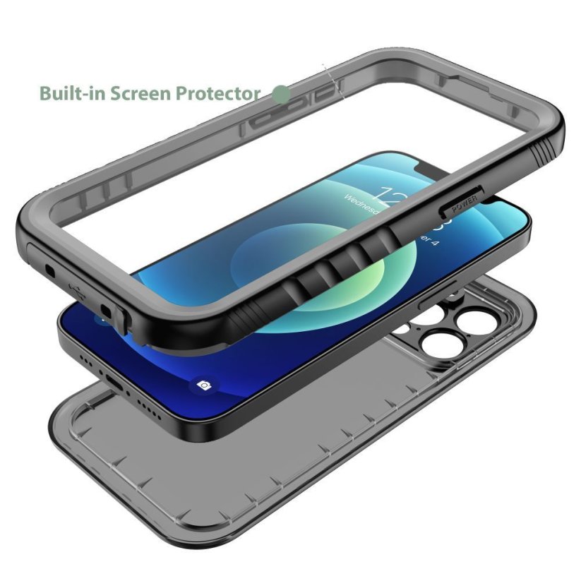 Vodeodolné púzdro Tech-Protect Shellbox Ip68 iPhone 14 Plus Black