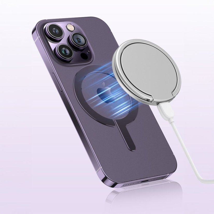 Tok Tech-Protect Metalring Magsafe Universal Magnetic Ring 2-Pack Black & Silver