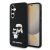 Karl Lagerfeld 3D Rubber Karl and Choupette zadní kryt pro Samsung Galaxy S24 FE Black
