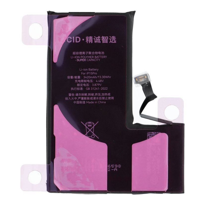 Akkumulátor Jcid Diagnosable Genuine Battery iPhone 15 Pro (High Capacity)