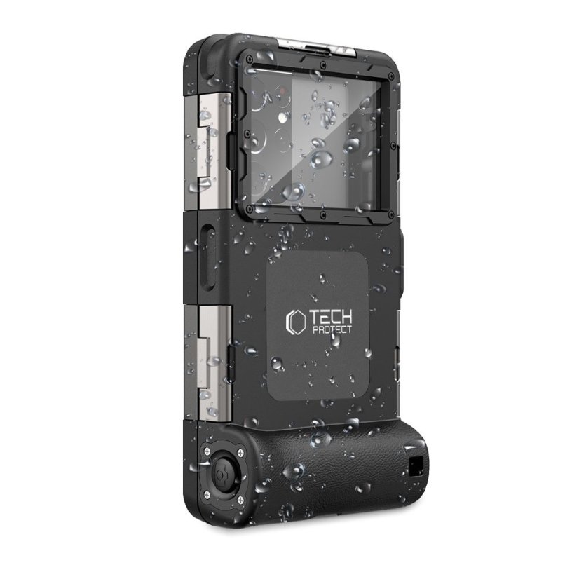 Vodeodolné púzdro Tech-Protect Ipx8 Universal Diving Waterproof Case Black