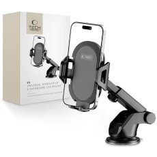 Držiak do auta Tech-Protect V1 Universal Windshield & Dashboard Car Mount Black