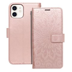 Kryt Mezzo Book Case iPhone 12 / 12 Pro Mandala Rose Gold