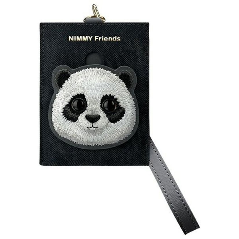 Kryt Nimmy Set 3v1 Phone Bag + Wallet + Gps Cover Big Eyed Pet 2.0 Panda Black