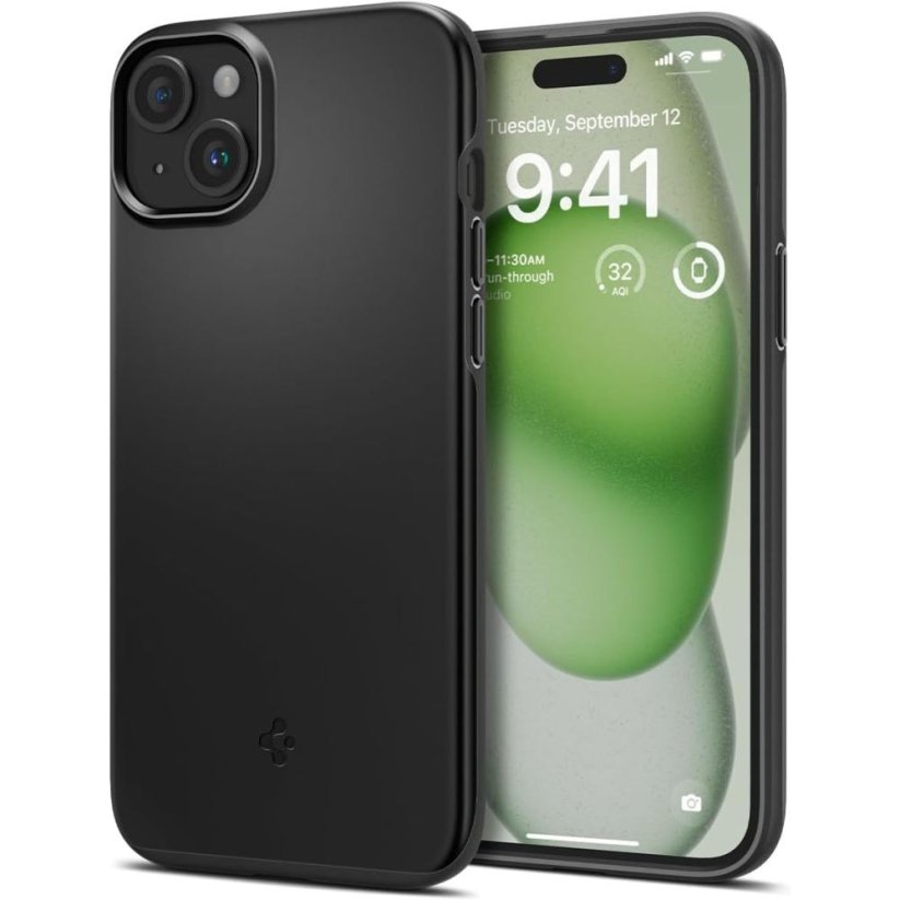 Kryt Spigen Thin Fit iPhone 15 Plus Black