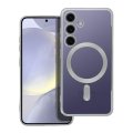 Kryt Case Samsung Galaxy S24 Electro Mag Cover s MagSafe Silver