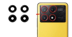 Náhradné sklo zadnej kamery - Xiaomi Poco X6 Pro