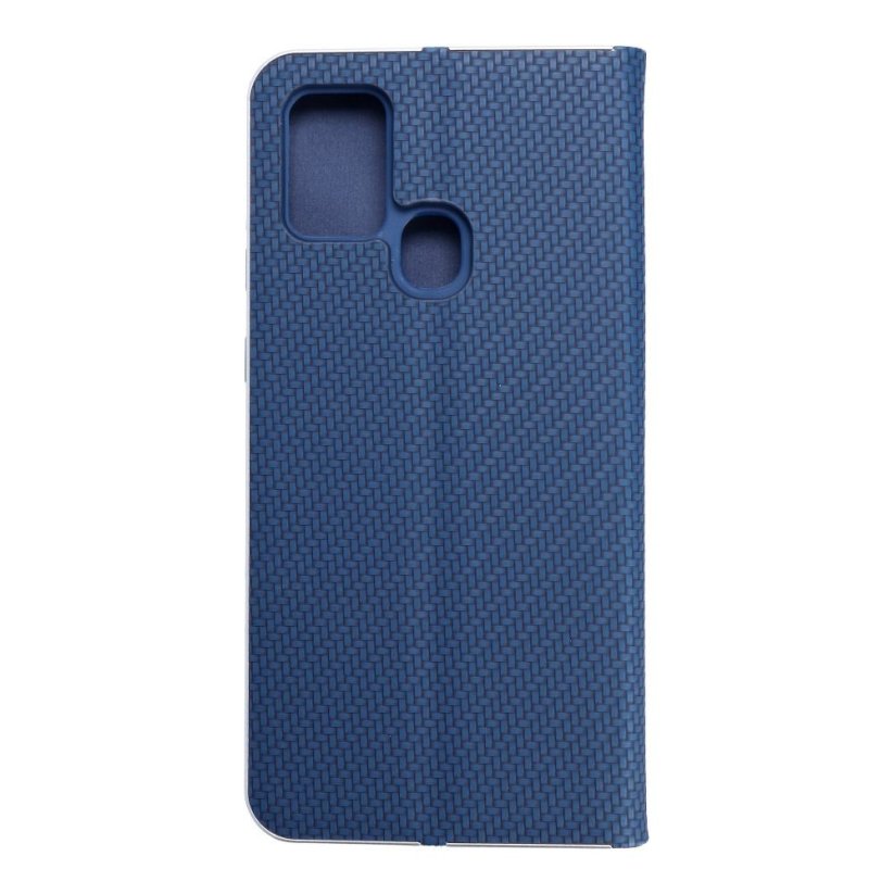 Kryt Luna Book Carbon Samsung Galaxy A21S Blue