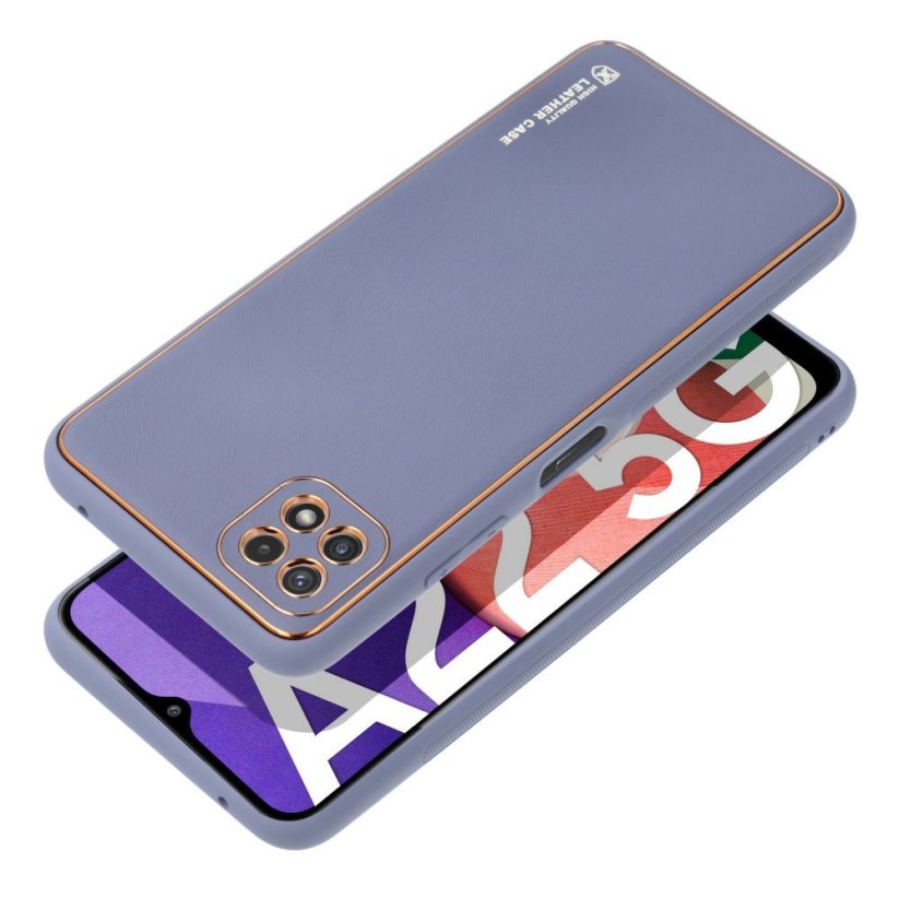 Forcell LEATHER Case  Samsung Galaxy A22 5G modrý