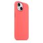 iPhone 15 Silicone Case s MagSafe - Guava design (lososový)