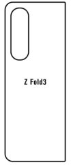 Hydrogel - zadná ochranná fólia - Samsung Galaxy Z Fold 3 5G - typ výrezu 2