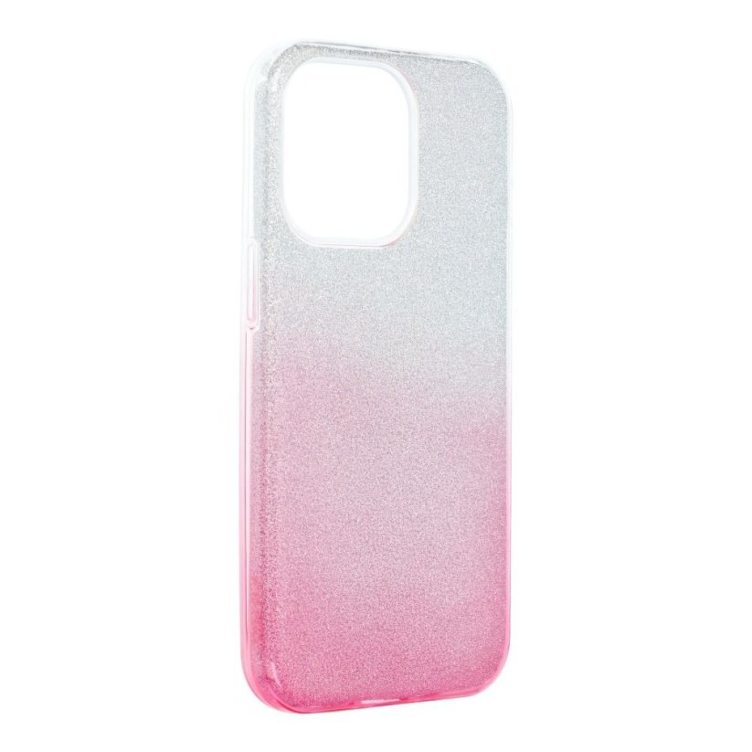 Forcell SHINING Case  iPhone 13 Pro priesvitný/ružový