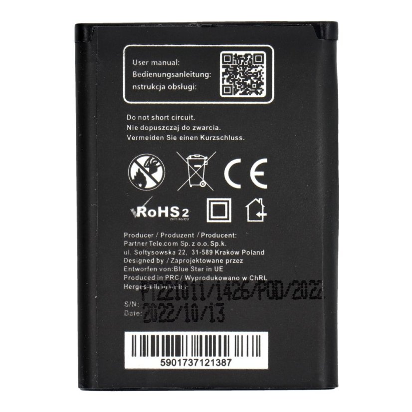Akkumulátor Battery Sony Ericsson K750I / W800 / W550I / Z300 1000 mAh Blue Star Premium