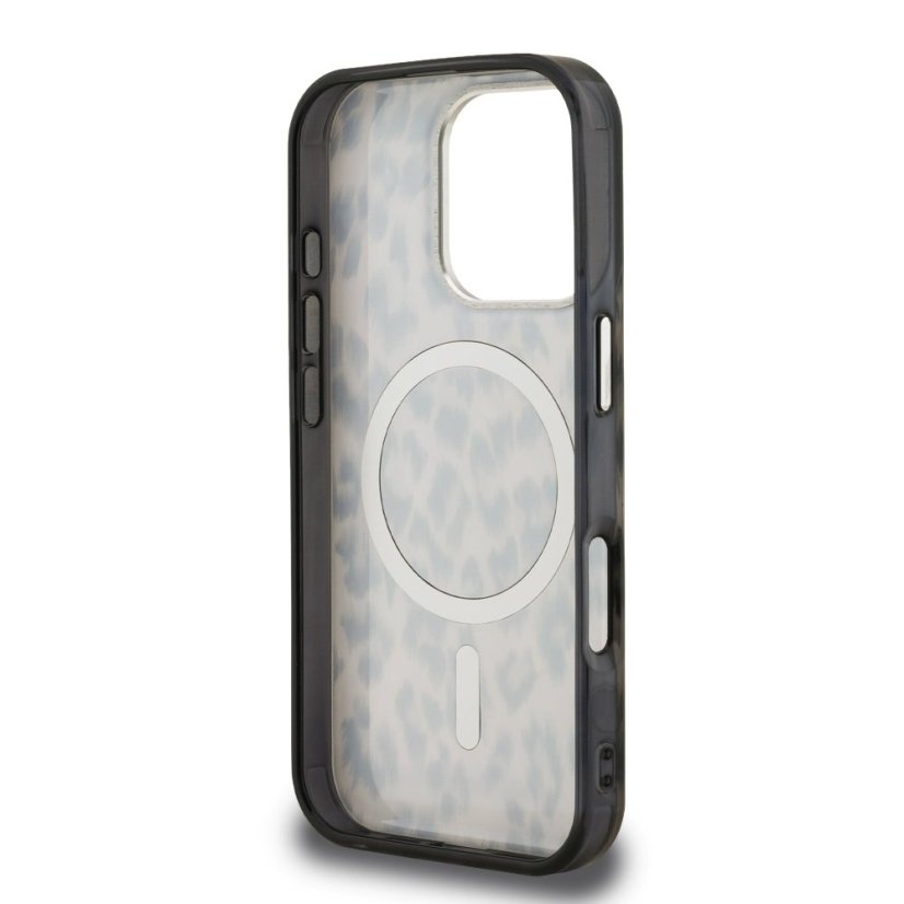 Karl Lagerfeld IML Leopard MagSafe zadný kryt pre iPhone 16 Pro Max Brown