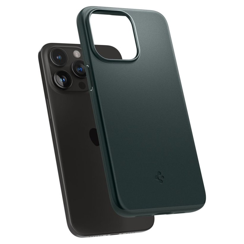 Kryt Spigen Thin Fit iPhone 15 Pro Max Abyss Green