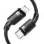 KÁBEL JOYROOM S-1830N9 TYPE-C TO TYPE-C CABLE PD60W/3A 180CM BLACK