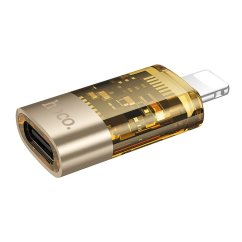 Hoco Adapter Otg Lightning (Male) to Type C (Female) Ua36A Priesvitný Gold