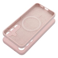 Kryt Case Silicone 2mm Samsung Galaxy S25 Edge s MagSafe Sand Pink Kryt Case Silicone 2mm Samsung Galaxy S25 Edge s MagSafe Sand Pink