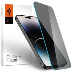 Ochranné tvrdené sklo Spigen Glas.Tr Slim iPhone 14 Pro Max Privacy Ochranné tvrdené sklo Spigen Glas.Tr Slim iPhone 14 Pro Max Privacy