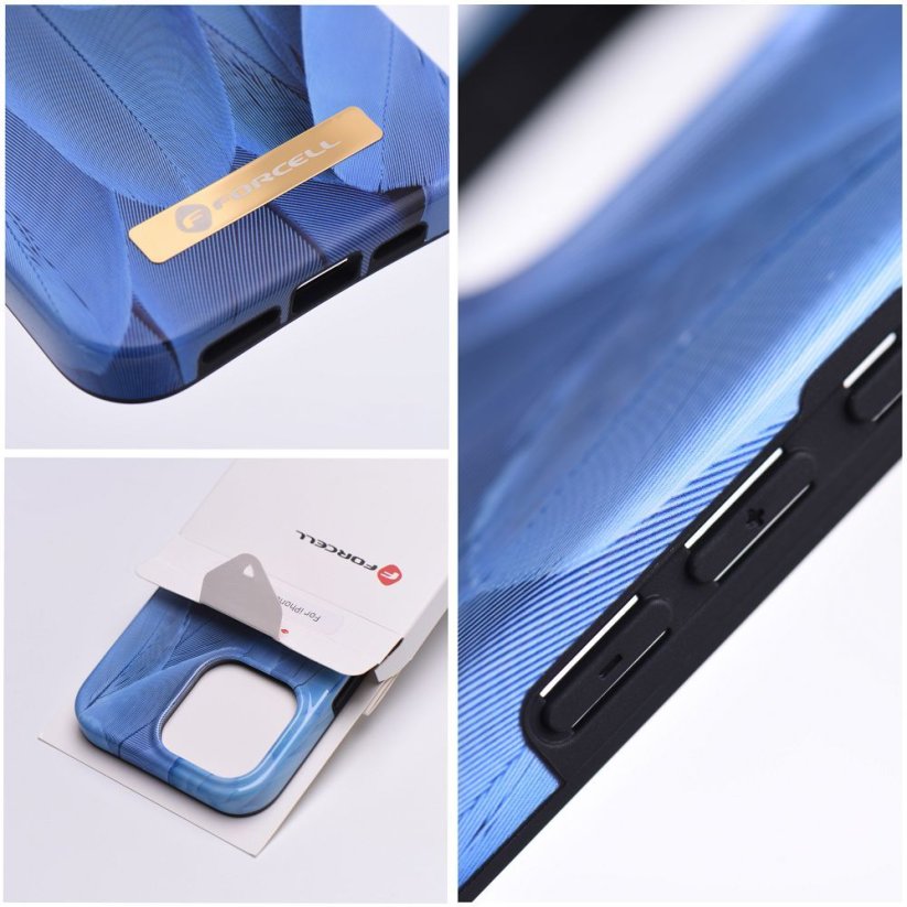 Kryt Forcell F-Protect Mirage Case s MagSafe iPhone 15 Blue Bird