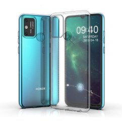 Transparentný silikónový kryt s hrúbkou 0,5mm  - Huawei Honor 9A  priesvitný