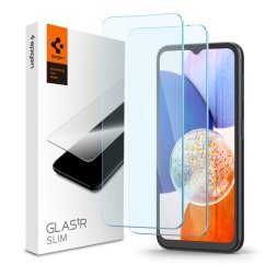 Ochranné tvrdené sklo Spigen Glas.Tr Slim 2-Pack Samsung Galaxy A14 4G / 5G Clear