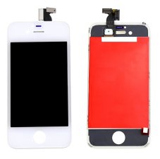 Bílý displej LCD s digitizérem iPhone 4