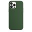 iPhone 13 Pro Max Silicone Case s MagSafe - Clover design (zelený)