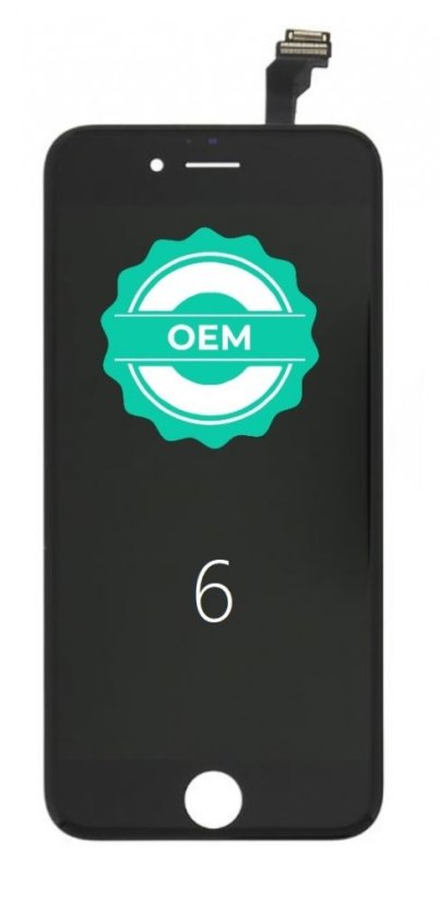 Fekete iPhone 6 LCD képernyő + OEM érintőkijelző