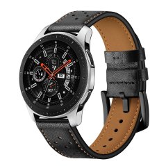 Remienok Tech-Protect Leather Samsung Galaxy Watch 46mm Black