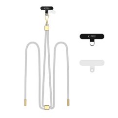 Kryt Tech-Protect C2S Rope Crossbody Strap Crayon Grey/Gold