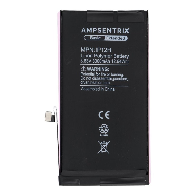 Akkumulátor Ampsentrix Basic Battery iPhone 12 / 12 Pro (High Capacity 3300 mAh)