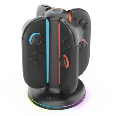iPega SW2052 nabíjací Stanice s RGB pre JoyCon Ovladače Nintendo Switch 2 Black iPega SW2052 nabíjací Stanice s RGB pre JoyCon Ovladače Nintendo Switch 2 Black