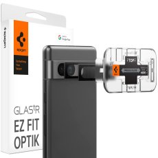 Edzett védőüveg zadnej kamery Edzett védőüveg zadnej kamery Spigen Optik.Tr ”Ez Fit” Camera Protector 2-Pack Google Pixel 7A Black