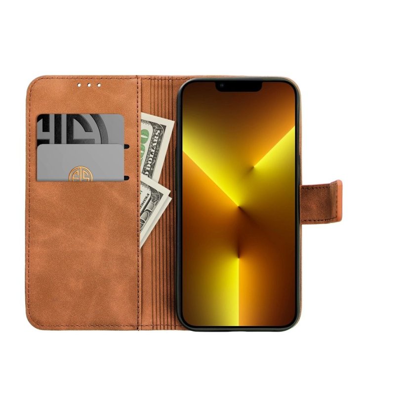 Kryt Tender Book Case Xiaomi Redmi Note 12 5G Brown