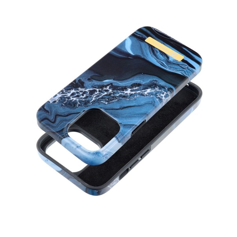Kryt Forcell F-Protect Mirage Case s MagSafe iPhone 15 Ocean Marble