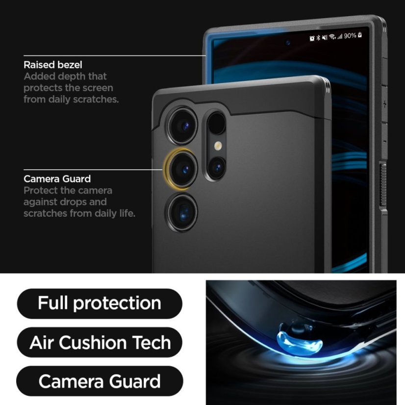 Tok Spigen Tough Armor Samsung Galaxy S24 Ultra Black