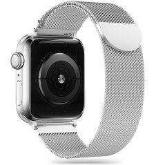 Remienok Tech-Protect Milaneseband Apple Watch 6 / 7 / 8 / 9 / 10 / SE (40 / 41 / 42 mm) Silver