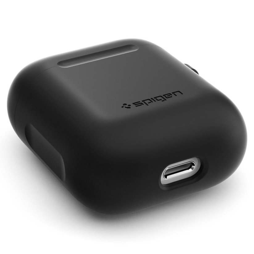 Kryt Spigen Silicone Fit Apple Airpods Black