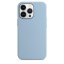 iPhone 13 Pro Silicone Case s MagSafe - Blue Fog design (bledomodrý)