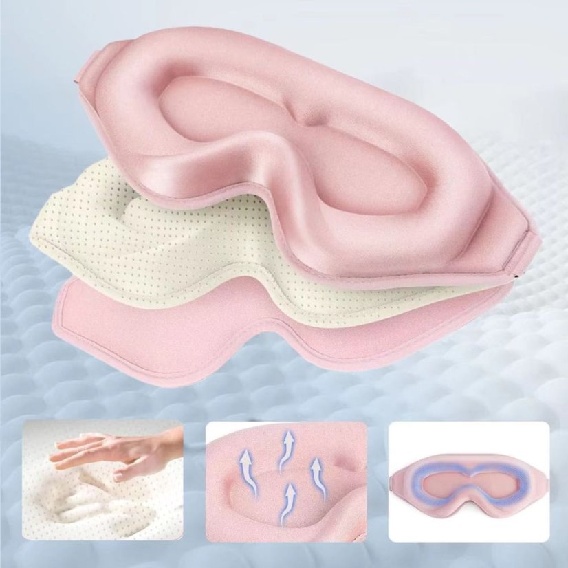 Remienok Tech-Protect Eyeshade Sleep Mask Baby Pink