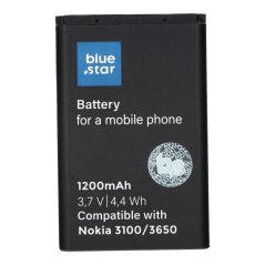 Batéria Blue Star Premium Battery Nokia 3100 / 3650 / 6230 / 3110 Classic 1200 mAh Batéria Blue Star Premium Battery Nokia 3100 / 3650 / 6230 / 3110 Classic 1200 mAh