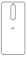 Hydrogel - zadná ochranná fólia - Nokia 5.1 Hydrogel - zadná ochranná fólia - Nokia 5.1