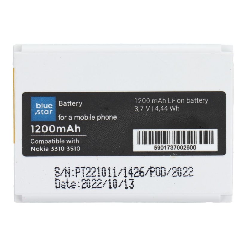 Akkumulátor Battery Nokia 3310 / 3510 1200 mAh Blue Star