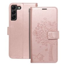Kryt Forcell MEZZO Book Samsung Galaxy S22 Plus mandala růžový