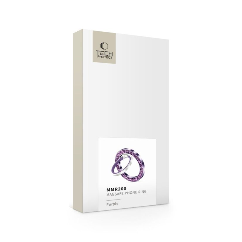 Tech-Protect mmr200 Magnetic Magsafe Phone Ring Purple