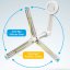 Selfie tyč Spigen S571W Magsafe Bluetooth Selfie Stick Tripod Dune Beige